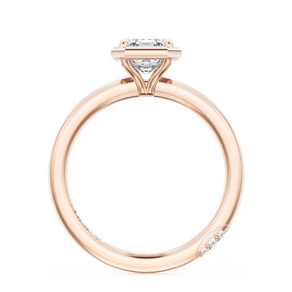 Emerald Solitaire Engagement Ring