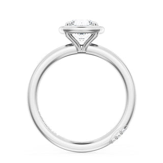 Cushion Solitaire Engagement Ring