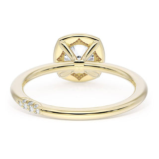 Cushion Solitaire Engagement Ring