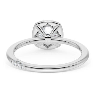 Cushion Solitaire Engagement Ring