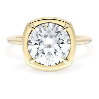 Cushion Solitaire Engagement Ring