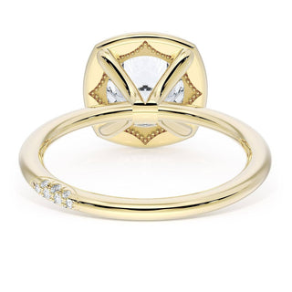 Cushion Solitaire Engagement Ring