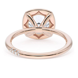 Cushion Solitaire Engagement Ring
