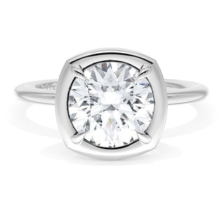 Cushion Solitaire Engagement Ring