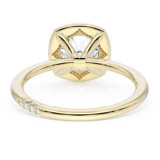 Cushion Solitaire Engagement Ring