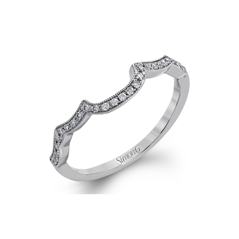 Simon G Wedding Band Tr526-b
