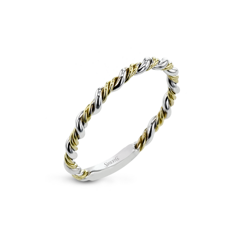 Simon G Twist Wedding Band LR2633