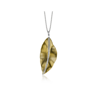 Simon G Fallen Leaves Pendant LP4521-Y