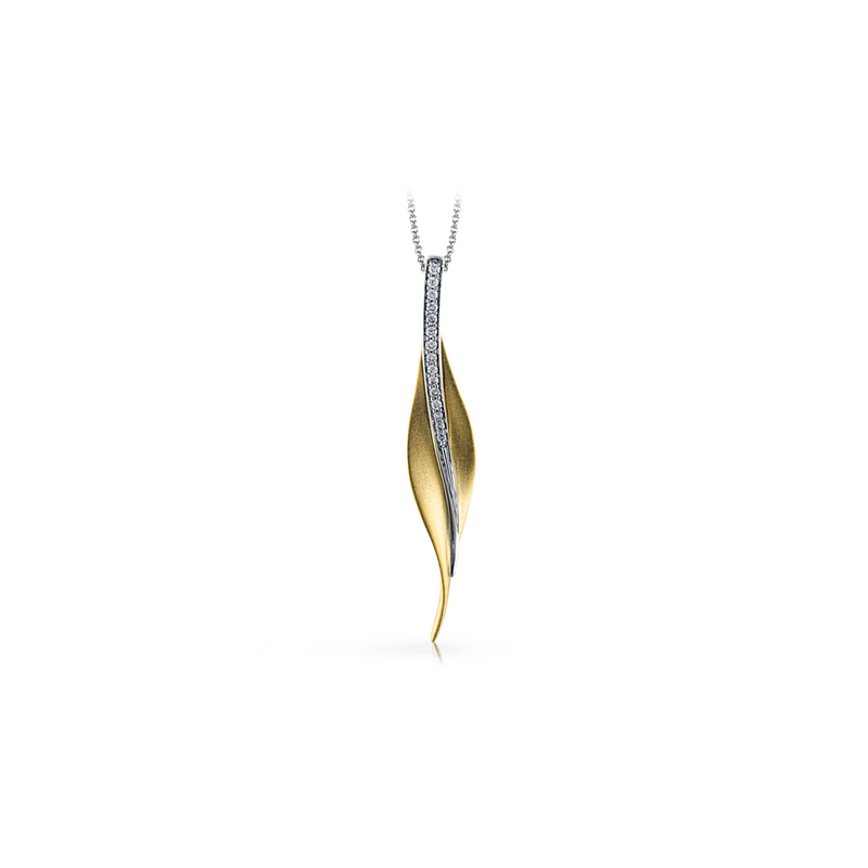 Simon G Fallen Leaves Pendant  DP113