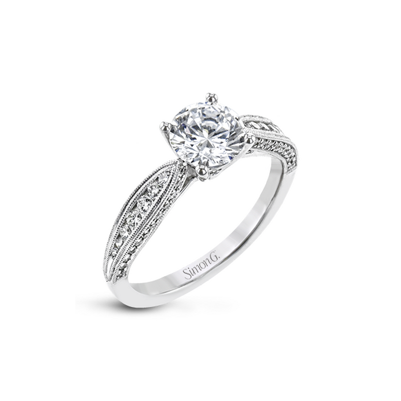 Simon G Side Hustle Engagement Ring TR784