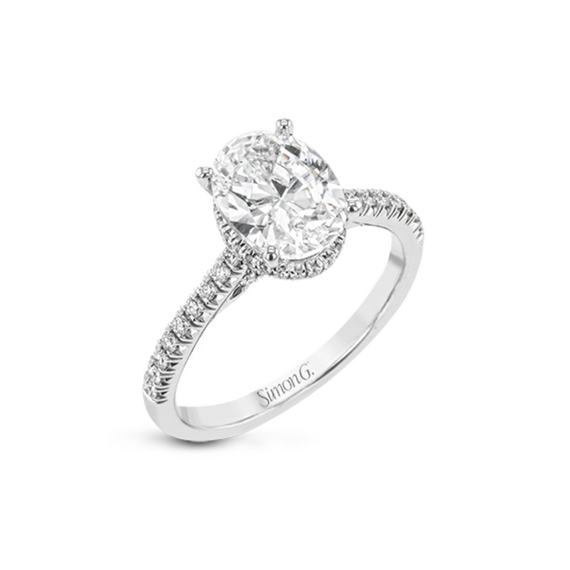 Simon G Underhalo Engagement Ring LR2345