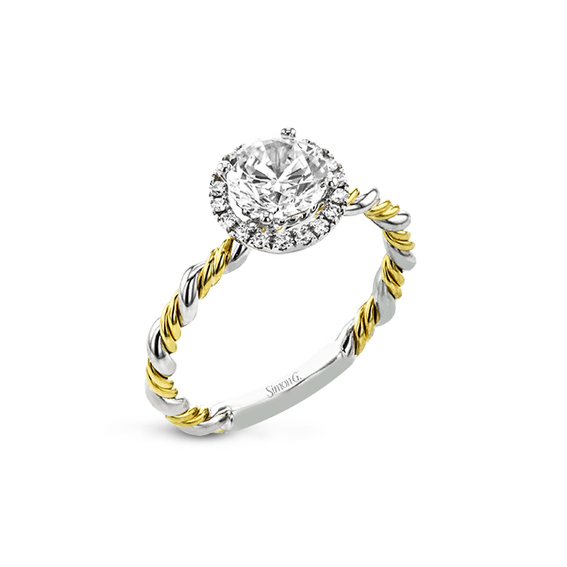 Simon G Twist Engagement Ring Lr2790