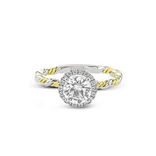 Simon G Twist Engagement Ring Lr2790