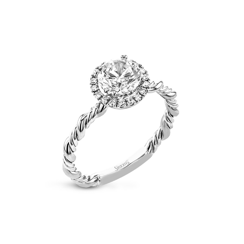 Simon G Twist Engagement Ring Lr2790
