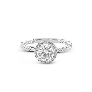 Simon G Twist Engagement Ring Lr2790