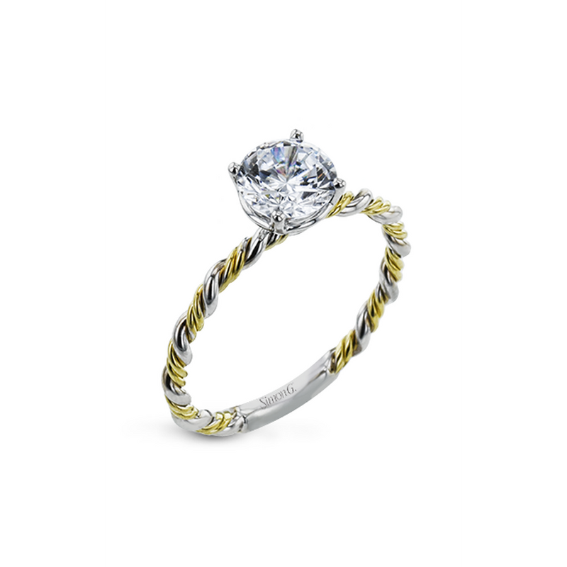 Simon G Twist Engagement Ring LR2633