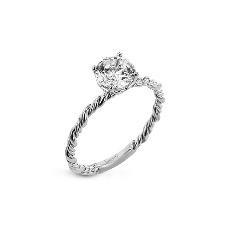 Simon G Twist Engagement Ring LR2633