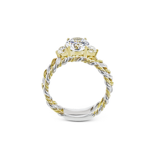Simon G Twist Wedding Set LR2637