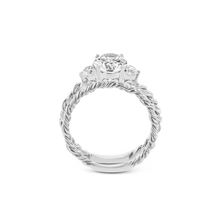 Simon G Twist Wedding Set LR2637