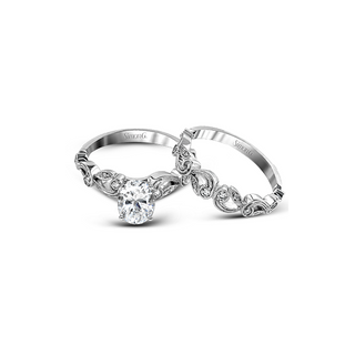 Simon G Trellis Wedding Set TR473-OV