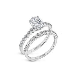 Simon G Wedding Set MR2173-D-OV