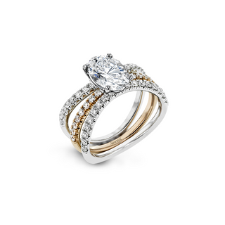 Simon G Wedding Set LR1083-OV