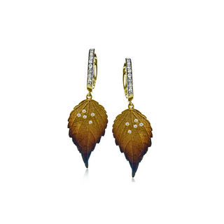 Simon G Fallen Leaves Earrings DE184