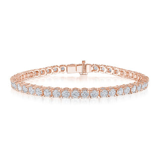 Diamond Tennis Bracelet in 18kt Rose Gold