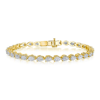 Diamond Tennis Bracelet in 18kt Yellow Gold