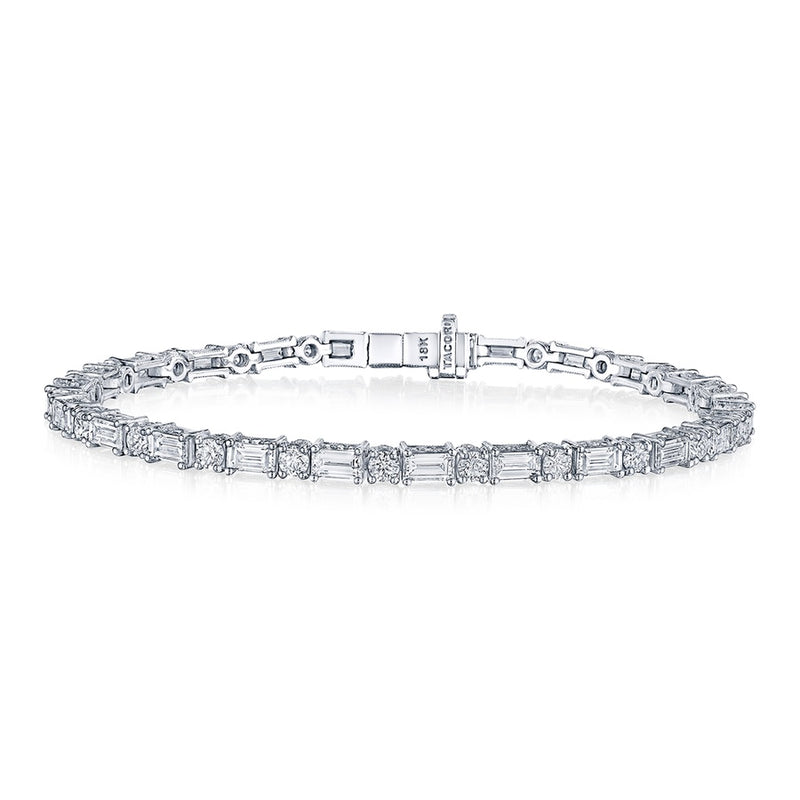 Diamond Tennis Bracelet in 18kt White Gold