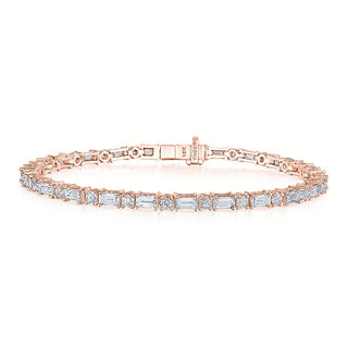 Diamond Tennis Bracelet in 18kt Rose Gold