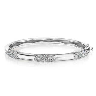 Bangle, Pulse Diamond, 5.5mm in 18kt White Gold