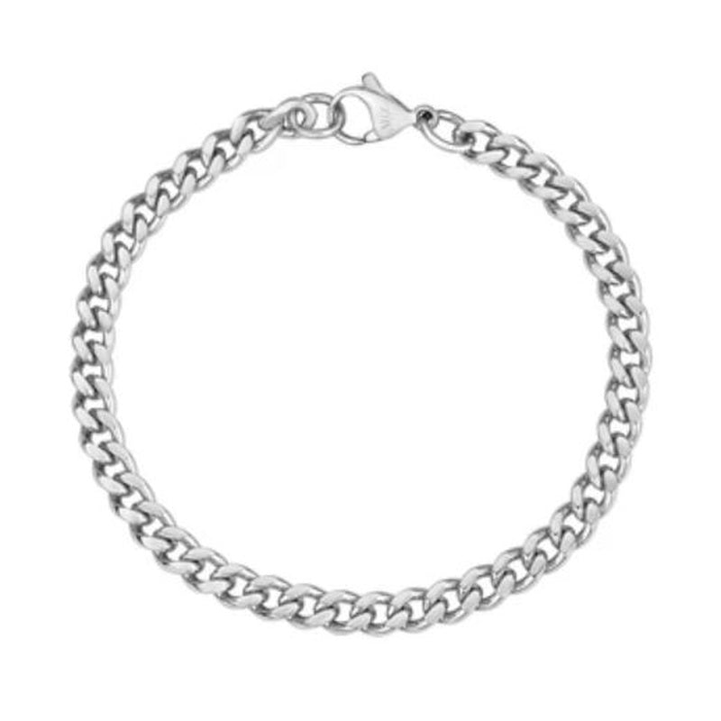 5MM STEEL CURB BRACELET
