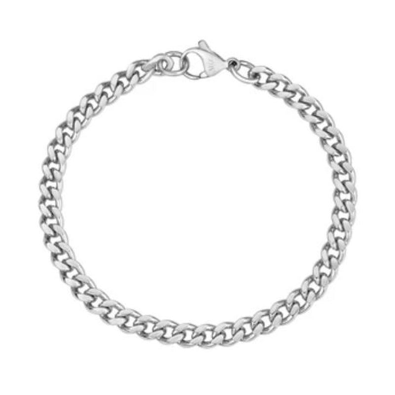5MM STEEL CURB BRACELET