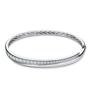 Hearts On Fire Vela Crossover Bangle UU2644 : 1.15 : 6152 : 18KW : GH/VS