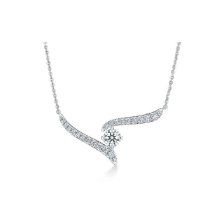 Hearts On Fire Vela Crossover Pendant UU2646 : 1.00 : 18 : 18KW : GH/VS