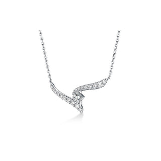 Hearts On Fire Vela Crossover Pendant UU2646 : 1.00 : 18 : 18KW : GH/VS