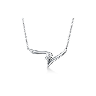 Hearts On Fire Vela Crossover Pendant UU2646 : 1.00 : 18 : 18KW : GH/VS