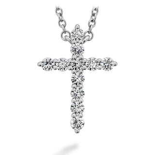 Hearts On Fire Signature Cross Pendant - Medium Necklace HFPSIGCR00328Y