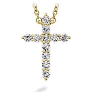 Hearts on Fire Signature Cross Pendant - Medium Necklace HFPSIGCR00328Y