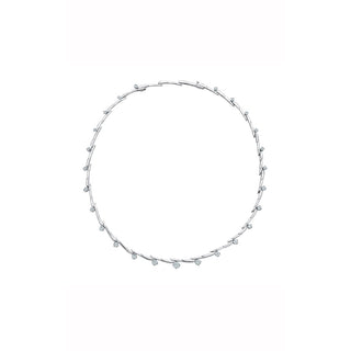 Hearts On Fire Vela Crossover Necklace UU2735 : 4.25 : 18 : 18KY : GH/VS
