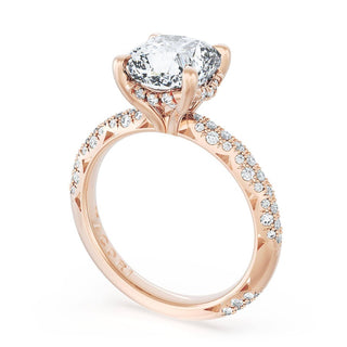 Cushion Bloom Engagement Ring