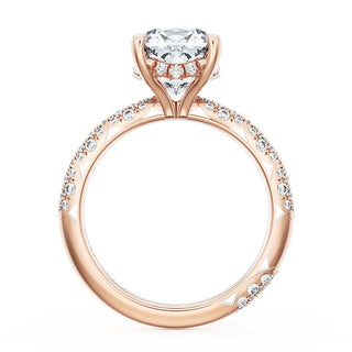 Cushion Bloom Engagement Ring