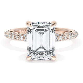 Emerald Bloom Engagement Ring