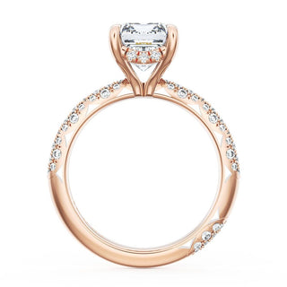 Emerald Bloom Engagement Ring