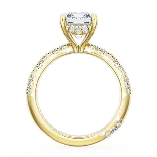 Emerald Bloom Engagement Ring
