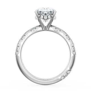 Oval Bloom Engagement Ring