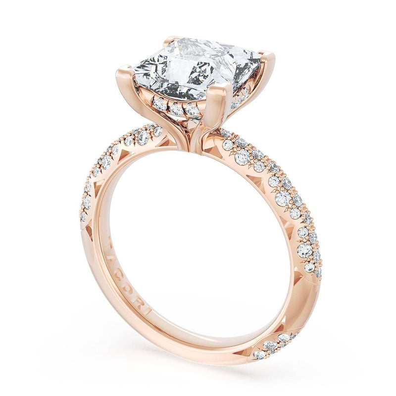 Princess Bloom Engagement Ring