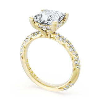 Princess Bloom Engagement Ring
