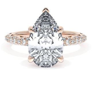 Pear Bloom Engagement Ring